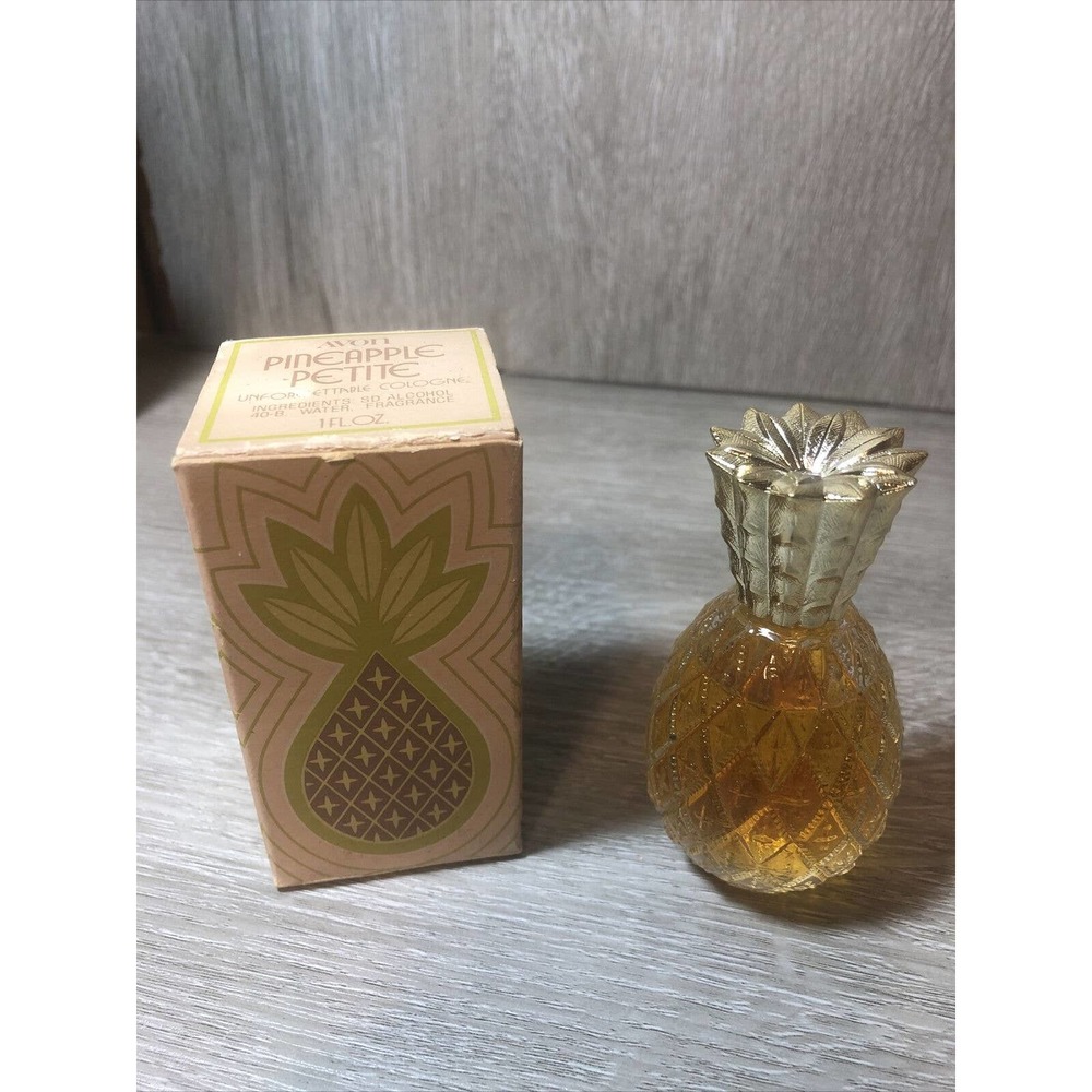 Vtg Avon Pineapple Petite- Field Flowers Cologne 1 Fl Oz